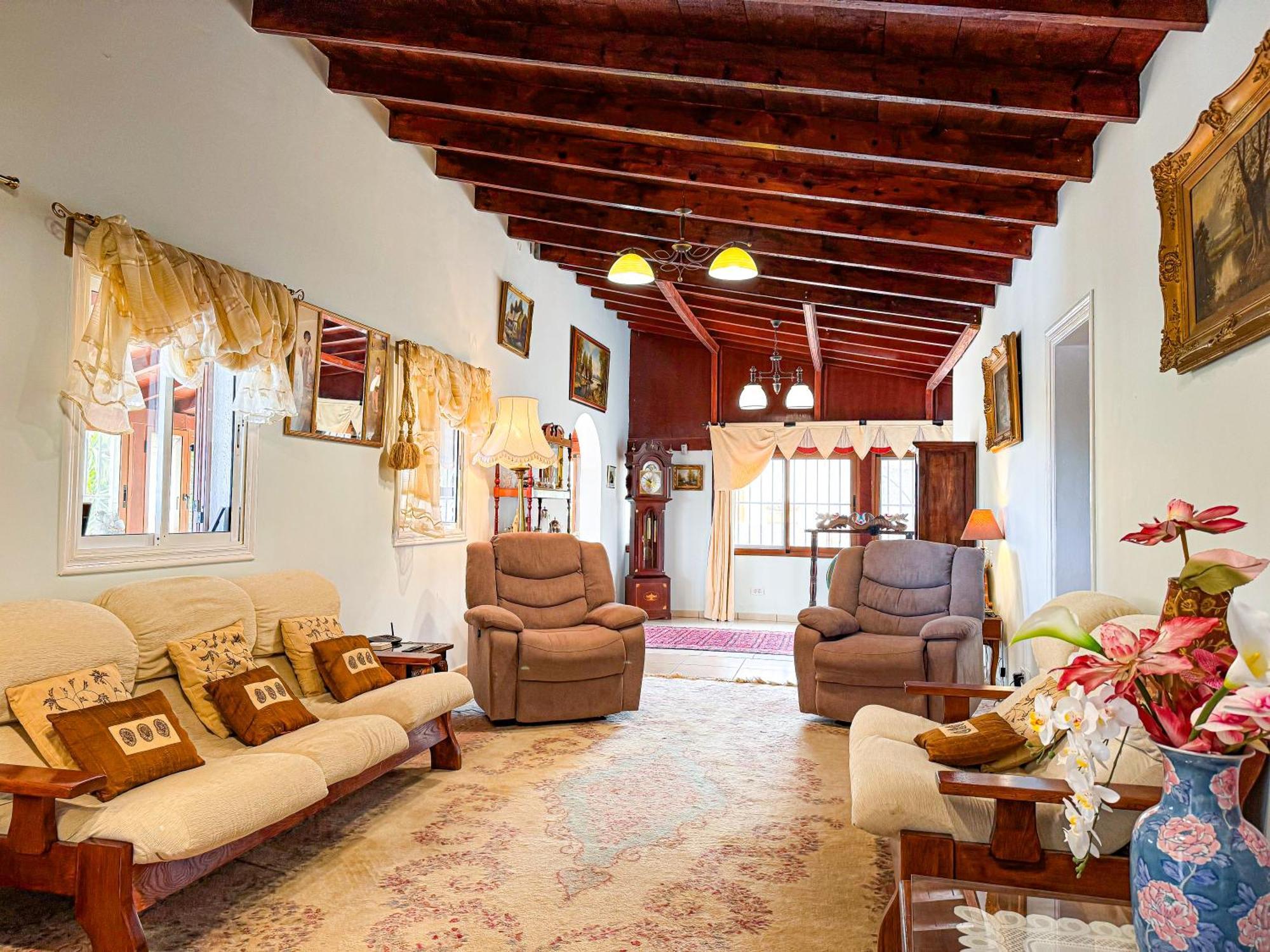 Exquisite Rural House With Garden, Pool And Sea Views Vila Arico Viejo Exterior foto